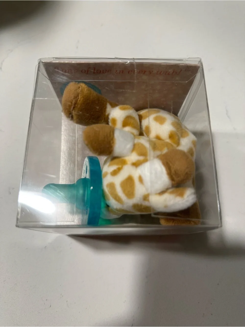 Wubbanub giraffe pacifier